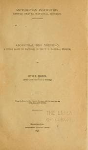 Tapa de Aboriginal skin-dressing