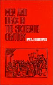 Tapa de Men and ideas in the sixteenth century