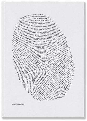 Tapa de Daniel Eatock Imprint
