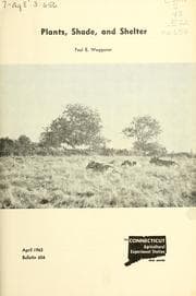 Tapa de Plants, shade, and shelter
