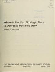 Tapa de Where is the next strategic place to decrease pesticide use?