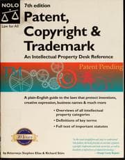 Tapa de Patent, copyright & trademark