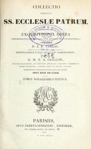Tapa de [Omnia quae extant juxta Benedictinorum versionem]