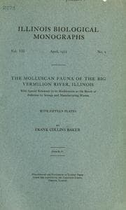 Tapa de The molluscan fauna of the Big Vermilion river, Illinois
