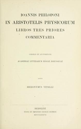 Tapa de In Aristotelis Physicorum libros VIII ...