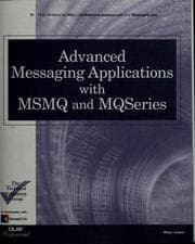 Tapa de Advanced message applications with MSMQ and MQSeries