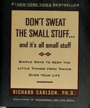 Tapa de Don't sweat the small stuff-- and it's all small stuff