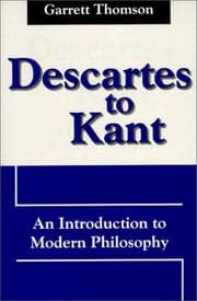 Tapa de Descartes to Kant