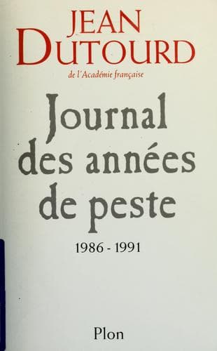 Tapa de Journal des années de peste
