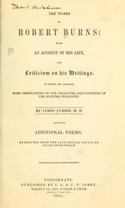 Tapa de The works of Robert Burns