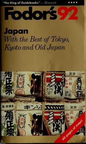 Tapa de Fodor's92 Japan