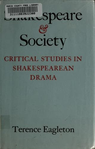 Tapa de Shakespeare and society