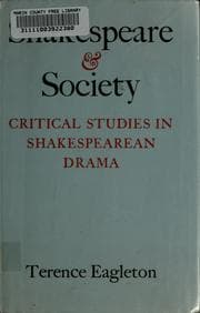 Tapa de Shakespeare and society