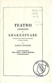 Tapa de Plays (All's Well That Ends Well / As You Like It / Comedy of Errors / King Henri VI. Part 1 / King Henry VI. Part 2 / King Henry VI. Part 3 / King Henry VIII / King Richard III / Love's Labour's Lost / Measure for Measure / Merchant of Venice / Midsummer Night's Dream / Much Ado About Nothing / Pericles / Taming of the Shrew / Titus Andronicus / Troilus and Cressida / Twelfth Night / Two Gentlemen of Verona / Winter's Tale)