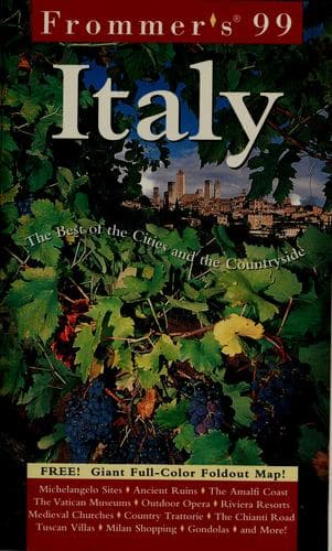 Tapa de Frommer's 99 Italy