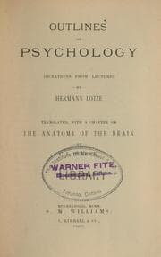 Tapa de Outlines of psychology