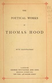 Tapa de The poetical works of Thomas Hood