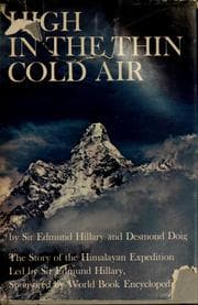 Tapa de High in the thin cold air