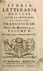 Tapa de Storia letteraria d'Italia