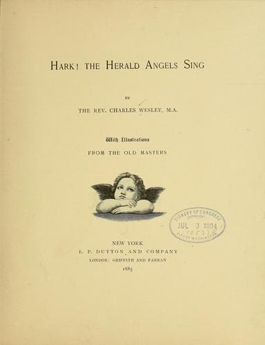 Tapa de Hark! the herald angels sing