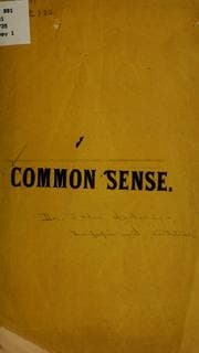 Tapa de Common sense