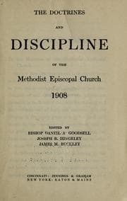 Tapa de The doctrines and discipline of the Methodist Episcopal church, 1908
