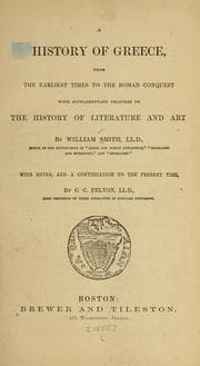 Tapa de A history of Greece, from the earliest times to the Roman conquest