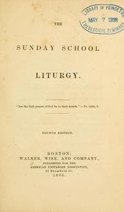 Tapa de The Sunday school liturgy