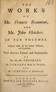 Tapa de The works of Francis Beaumont and John Fletcher