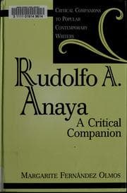 Tapa de Rudolfo A. Anaya