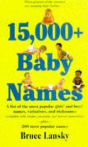 Tapa de 15,000+ baby names