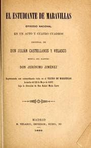 Tapa de El estudiante de maravillas