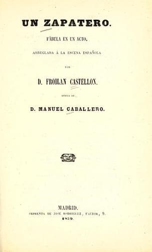 Tapa de Un zapatero