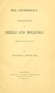 Tapa de Otia conchologica: descriptions of shells and mollusks from 1839 to 1862
