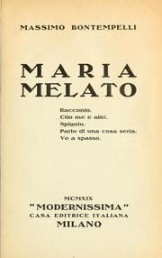 Tapa de Maria Melato