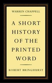 Tapa de A short history of the printed word