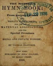 Tapa de Mother's hymn book