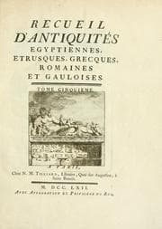 Tapa de Recueil d'antiquités egyptiennes, etrusques, grecques et romaines