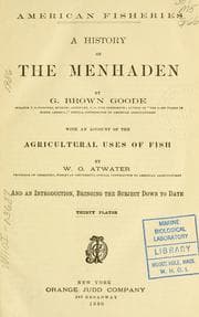 Tapa de A history of the menhaden
