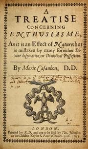 Tapa de A treatise concerning enthusiasme