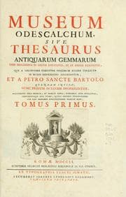 Tapa de Museum Odescalchum, sive, Thesaurus antiquarum gemmarum