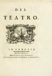 Tapa de Del teatro