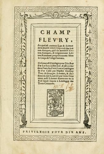 Tapa de Champ fleury