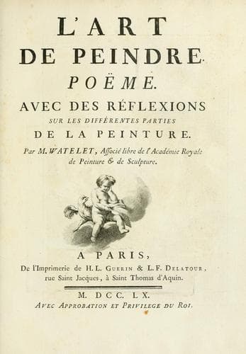 Tapa de L'art de peindre