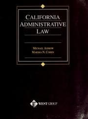 Tapa de California administrative law