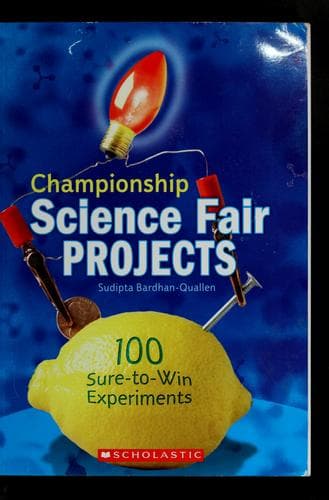 Tapa de Championship science fair projects
