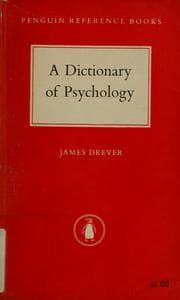 Tapa de A dictionary of psychology