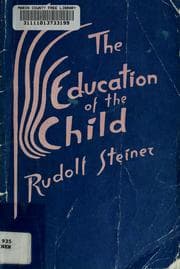Tapa de The education of the child in the light of anthroposophy