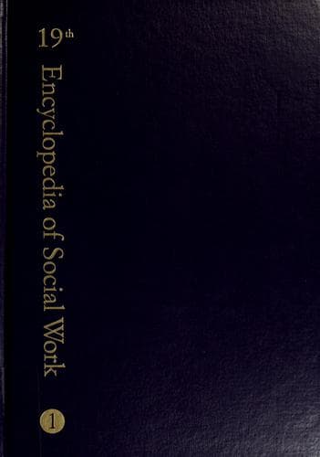 Tapa de Encyclopedia of social work