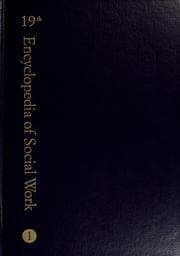 Tapa de Encyclopedia of social work